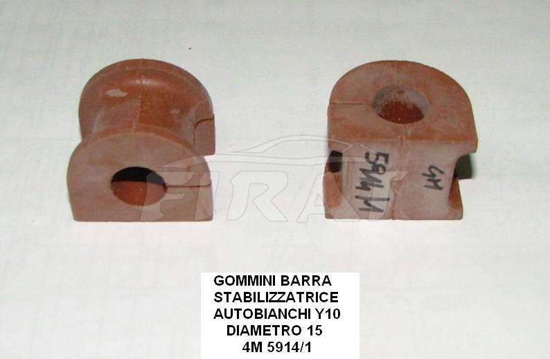 GOMMINI BARRA STABILIZZATRICE FIAT PANDA - Y10 MM.15 (5914/1)